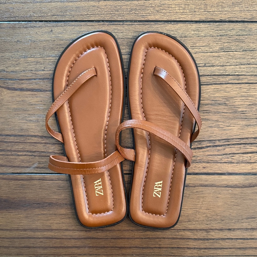 Zara thong sandals